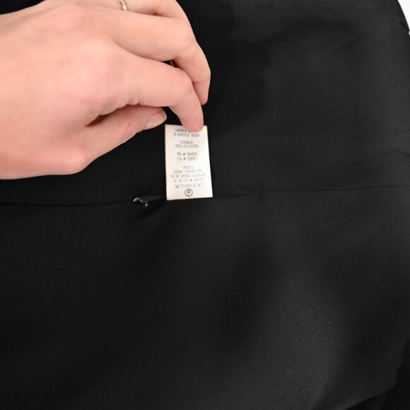 THEORY Izzurc Prospective Black Long Jacket Coat - Size S/P - Picture 9 of 9